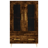 Credenza Rovere Fumo 69,5x31x115 cm in Legno truciolato