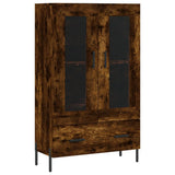 Credenza Rovere Fumo 69,5x31x115 cm in Legno truciolato