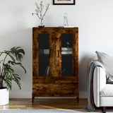 Credenza Rovere Fumo 69,5x31x115 cm in Legno truciolato
