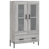 Credenza Grigio Sonoma 69,5x31x115 cm in Legno truciolato