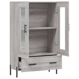 Credenza Grigio Sonoma 69,5x31x115 cm in Legno truciolato