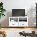 Mobile Porta TV Bianco 80x36x50 cm in Legno truciolato