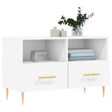 Mobile Porta TV Bianco 80x36x50 cm in Legno truciolato
