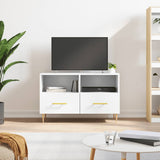Mobile Porta TV Bianco 80x36x50 cm in Legno truciolato