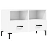 Mobile Porta TV Bianco 80x36x50 cm in Legno truciolato