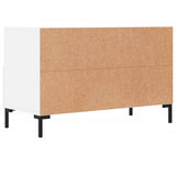 Mobile Porta TV Bianco 80x36x50 cm in Legno truciolato