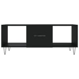 Tavolino da Salotto Nero 102x50x40 cm in Legno truciolato