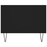 Tavolino da Salotto Nero 102x50x40 cm in Legno truciolato