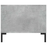 Tavolino Salotto Grigio Cemento 102x50x40 cm Legno truciolato