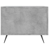 Tavolino Salotto Grigio Cemento 50x50x40 cm Legno truciolato