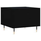 Tavolini da Salotto 2 pz Neri 50x50x40 cm in Legno truciolato