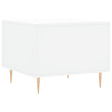 Tavolino da Salotto Bianco 50x50x40 cm in Legno truciolato