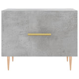 Tavolino Salotto Grigio Cemento 50x50x40 cm Legno truciolato