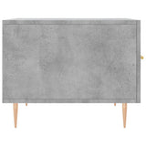 Tavolino Salotto Grigio Cemento 50x50x40 cm Legno truciolato