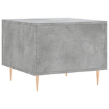 Tavolino Salotto Grigio Cemento 50x50x40 cm Legno truciolato