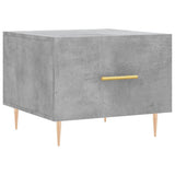Tavolini Salotto 2pz Grigio Cemento 50x50x40 Legno truciolato