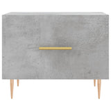 Tavolini Salotto 2pz Grigio Cemento 50x50x40 Legno truciolato