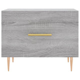 Tavolini Salotto 2pz Grigio Sonoma 50x50x40cm Legno truciolato