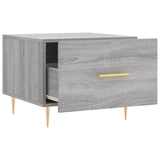 Tavolini Salotto 2pz Grigio Sonoma 50x50x40cm Legno truciolato