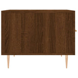 Tavolini Salotto 2 pz Rovere Marrone 50x50x40 Legno truciolato