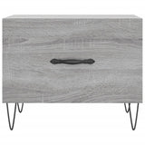 Tavolino da Salotto Grigio Sonoma 50x50x40 cm Legno truciolato