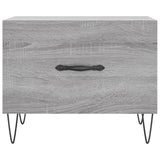 Tavolini Salotto 2pz Grigio Sonoma 50x50x40cm Legno truciolato