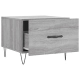 Tavolini Salotto 2pz Grigio Sonoma 50x50x40cm Legno truciolato