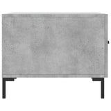 Tavolino Salotto Grigio Cemento 50x50x40 cm Legno truciolato