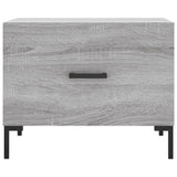 Tavolini Salotto 2pz Grigio Sonoma 50x50x40cm Legno truciolato