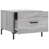 Tavolini Salotto 2pz Grigio Sonoma 50x50x40cm Legno truciolato