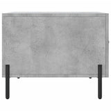 Tavolino Salotto Grigio Cemento 50x50x40 cm Legno truciolato