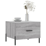 Tavolino da Salotto Grigio Sonoma 50x50x40 cm Legno truciolato