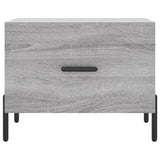 Tavolino da Salotto Grigio Sonoma 50x50x40 cm Legno truciolato