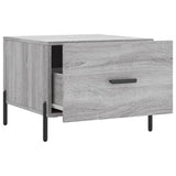 Tavolino da Salotto Grigio Sonoma 50x50x40 cm Legno truciolato