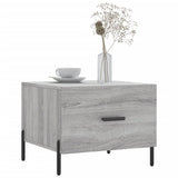 Tavolini Salotto 2pz Grigio Sonoma 50x50x40cm Legno truciolato