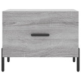 Tavolini Salotto 2pz Grigio Sonoma 50x50x40cm Legno truciolato