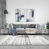 Tavolini Salotto 2pz Grigio Sonoma 50x50x40cm Legno truciolato