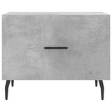 Tavolino Salotto Grigio Cemento 50x50x40 cm Legno truciolato