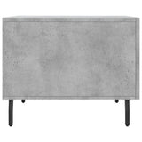 Tavolino Salotto Grigio Cemento 50x50x40 cm Legno truciolato