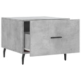 Tavolini Salotto 2pz Grigio Cemento 50x50x40 Legno truciolato