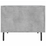 Tavolini Salotto 2pz Grigio Cemento 50x50x40 Legno truciolato
