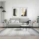 Tavolini Salotto 2pz Grigio Cemento 50x50x40 Legno truciolato