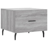 Tavolino da Salotto Grigio Sonoma 50x50x40 cm Legno truciolato