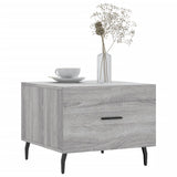 Tavolino da Salotto Grigio Sonoma 50x50x40 cm Legno truciolato