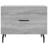 Tavolino da Salotto Grigio Sonoma 50x50x40 cm Legno truciolato