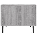 Tavolino da Salotto Grigio Sonoma 50x50x40 cm Legno truciolato
