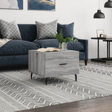 Tavolino da Salotto Grigio Sonoma 50x50x40 cm Legno truciolato