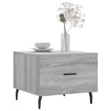 Tavolini Salotto 2pz Grigio Sonoma 50x50x40cm Legno truciolato