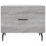 Tavolini Salotto 2pz Grigio Sonoma 50x50x40cm Legno truciolato