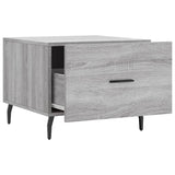 Tavolini Salotto 2pz Grigio Sonoma 50x50x40cm Legno truciolato